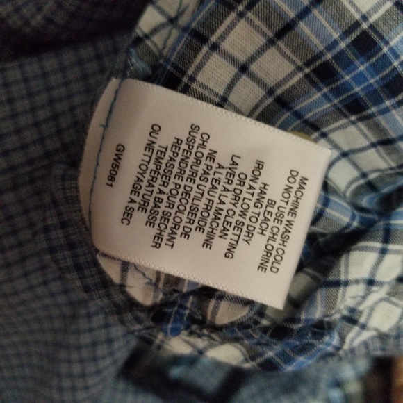 L.A.M.B. Womens 8 Gingham Button Down Wrap Shirt - Picture 5 of 8